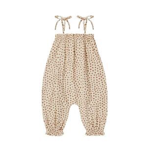 Rylee + Cru Lightweight Polka Dot Spotted Bubble Jumpsuit Size 0-3M